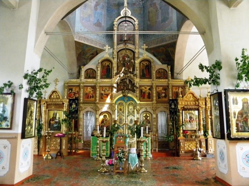 Церковь Казанской иконы Божией Матери, Каменка (Каменский район, Воронежская область). интерьер и убранство