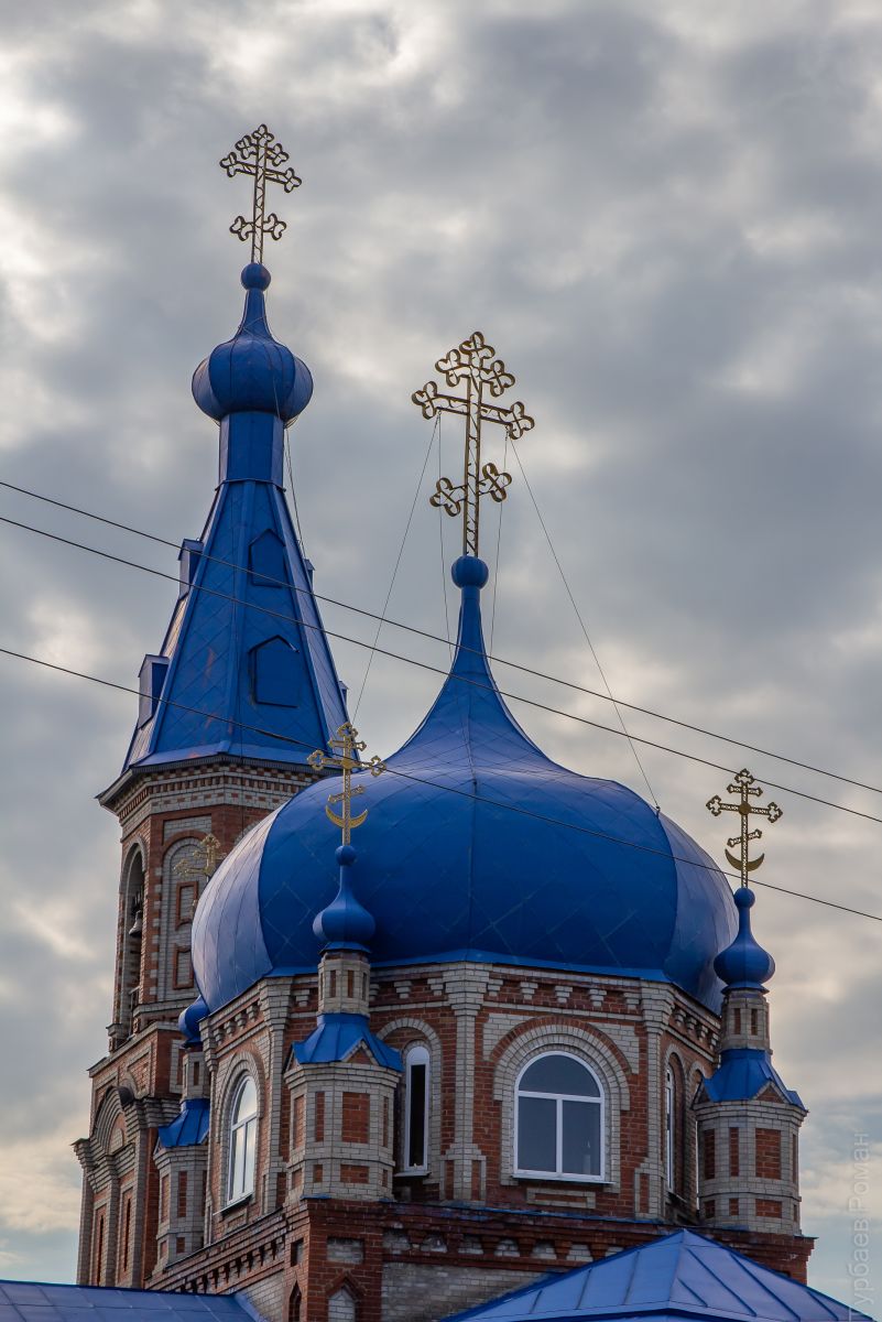 Церковь Казанской иконы Божией Матери, Каменка (Каменский район, Воронежская область). архитектурные детали, Главы