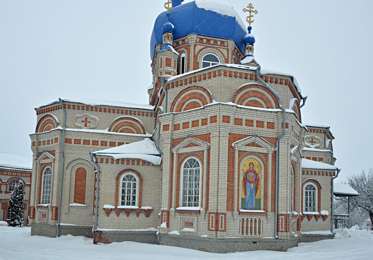 архитектурные детали. Церковь Казанской иконы Божией Матери, Каменка (Каменский район, Воронежская область)