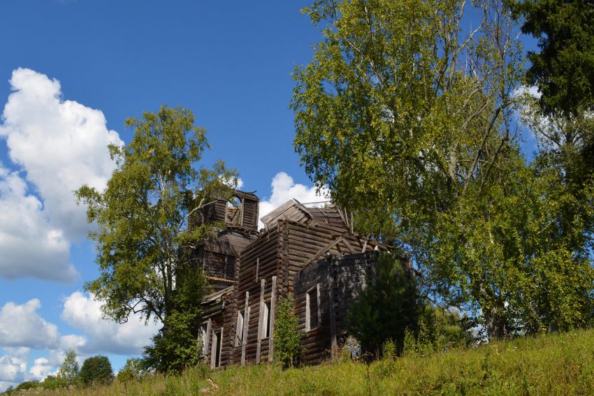 Большие Сетки. Церковь Николая Чудотворца. фасады, Вид с юго-востока
