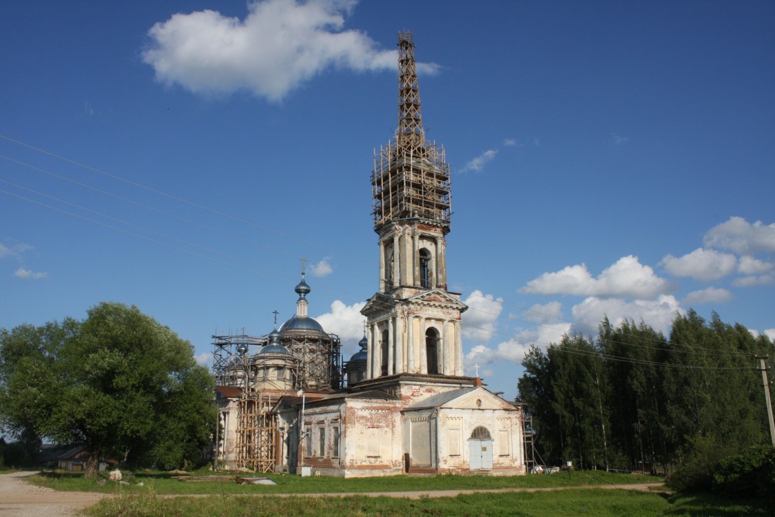 Замытье. Церковь Спаса Преображения. фасады