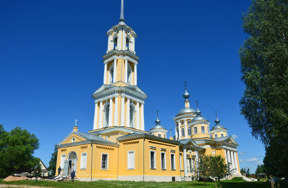 Церковь Преображения Господня, Замытье (Рамешковский район, Тверская область). фасады
