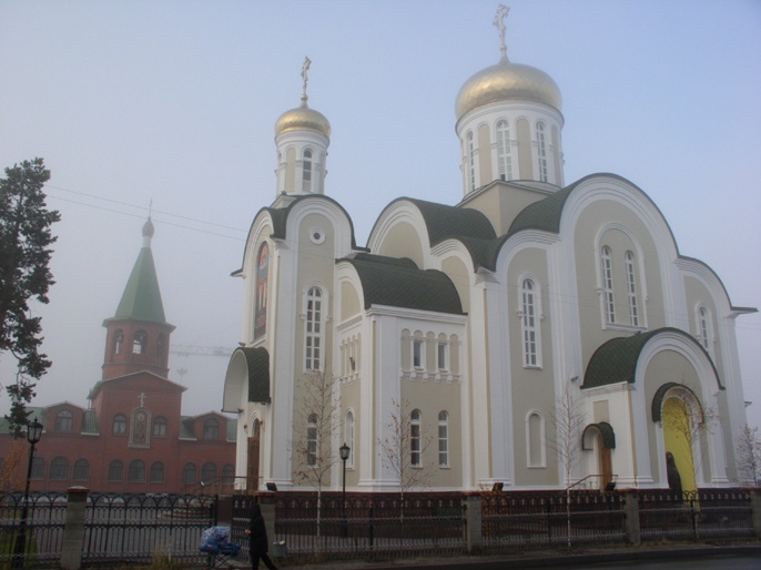 Церковь Серафима Саровского, Белоярский (Белоярский район, Ханты-Мансийский автономный округ). фасады