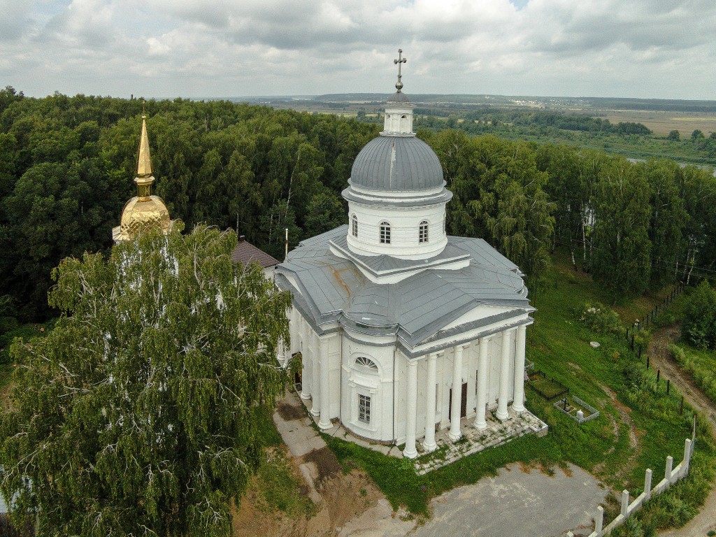 Телебукино. Церковь Спаса Преображения. фасады