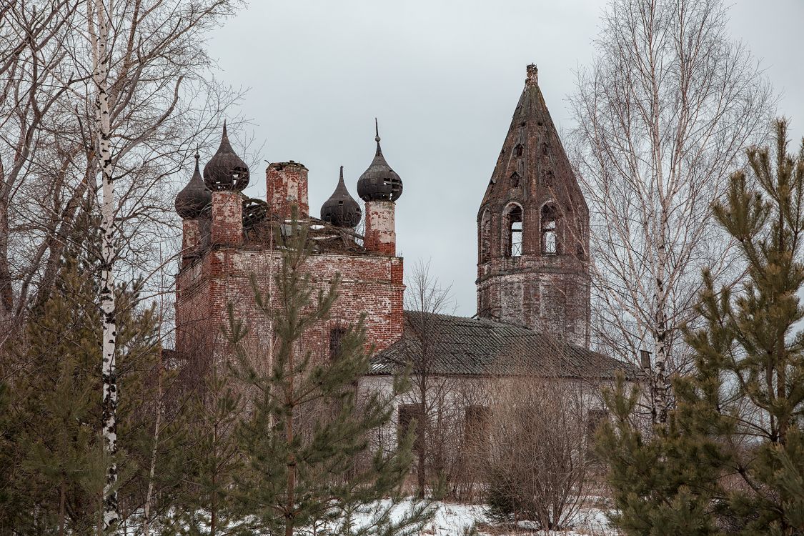 Семёно-Сарское. Церковь Николая Чудотворца. фасады