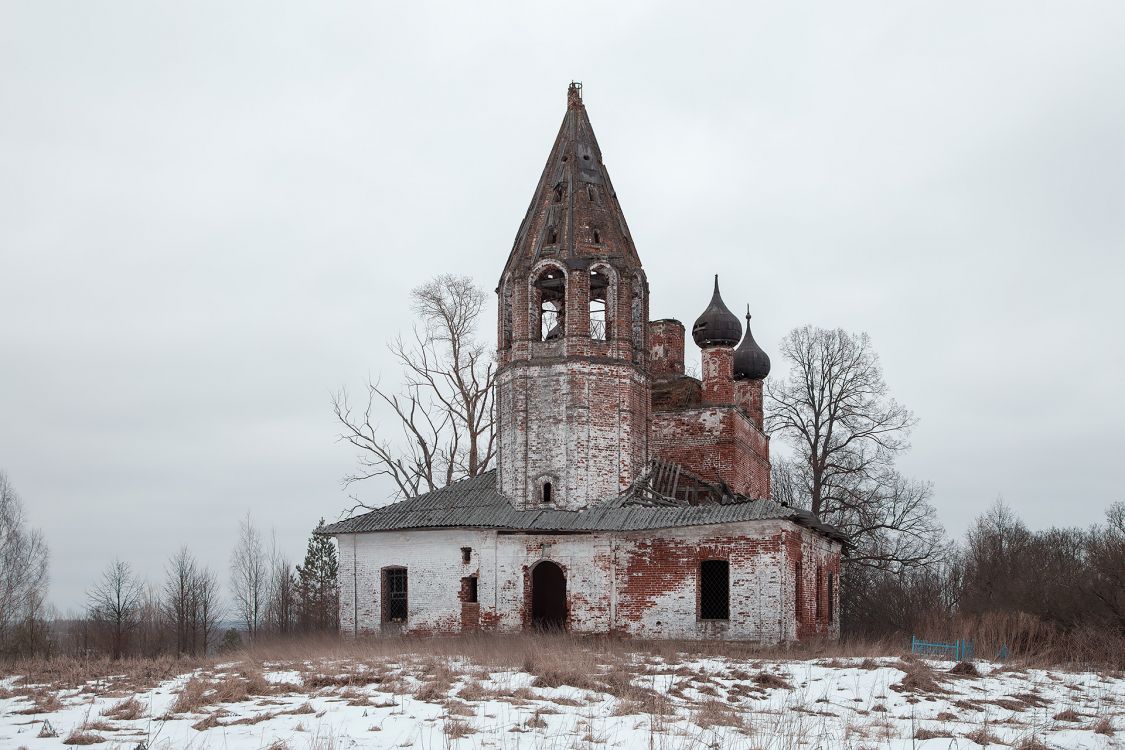 Церковь Николая Чудотворца, Семёно-Сарское (Комсомольский район, Ивановская область). фасады