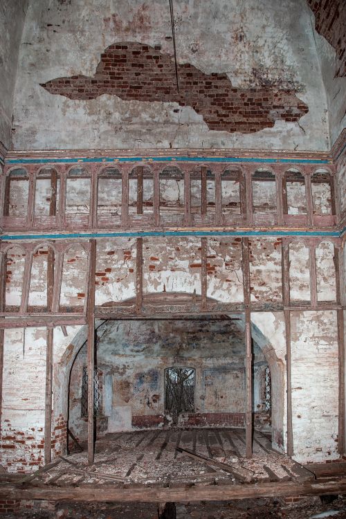 Церковь Николая Чудотворца, Семёно-Сарское (Комсомольский район, Ивановская область). интерьер и убранство