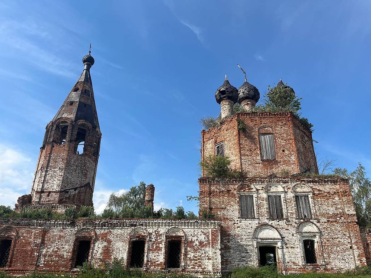 фасады. Церковь Троицы Живоначальной, Марьинское (Фурмановский район, Ивановская область)