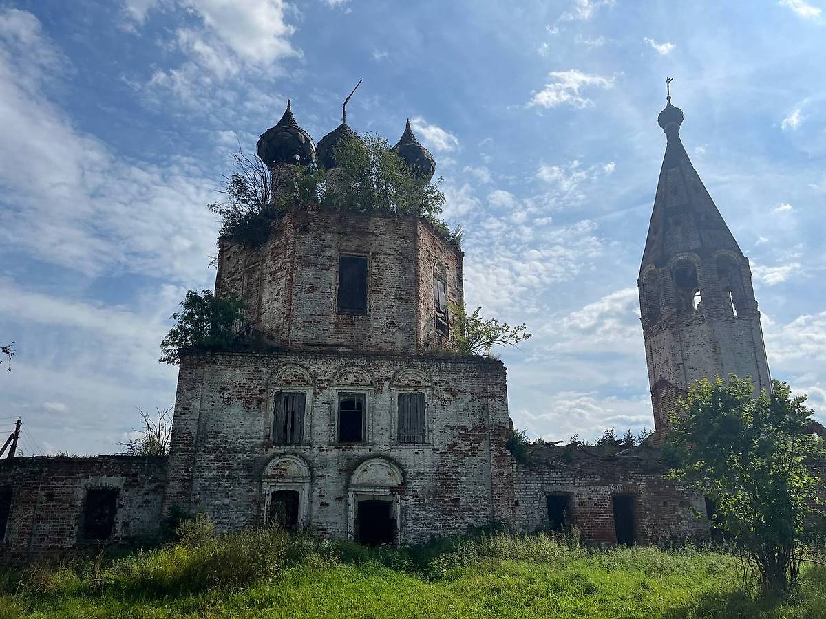 фасады. Церковь Троицы Живоначальной, Марьинское (Фурмановский район, Ивановская область)