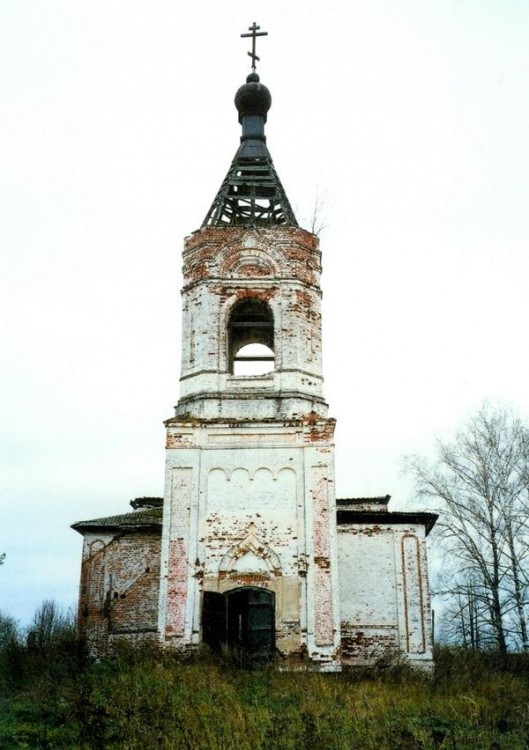 Смолино. Церковь Михаила Архангела. фасады, западный фасад