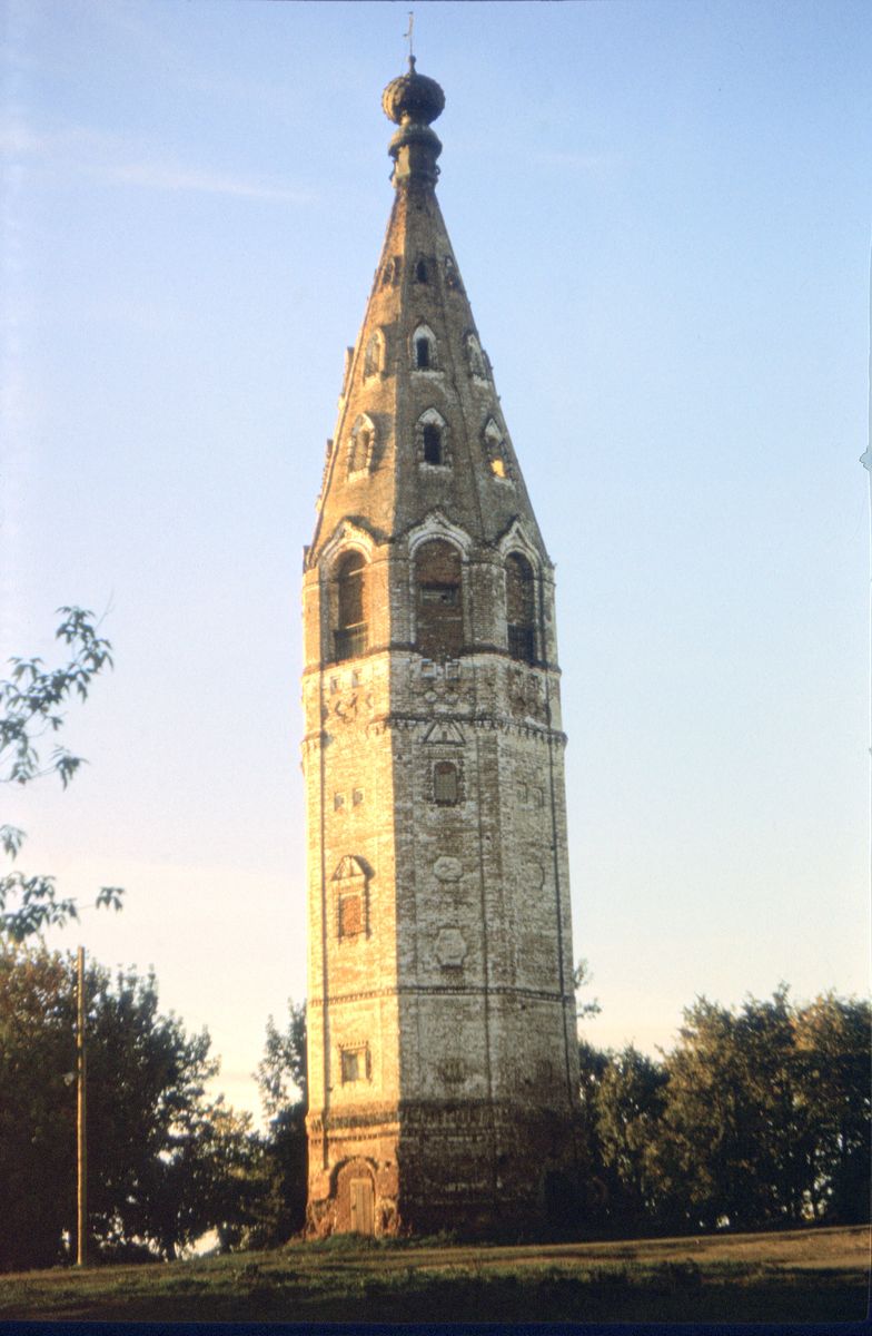 фасады. Колокольня церкви Троицы Живоначальной, Аньково (Ильинский район, Ивановская область)