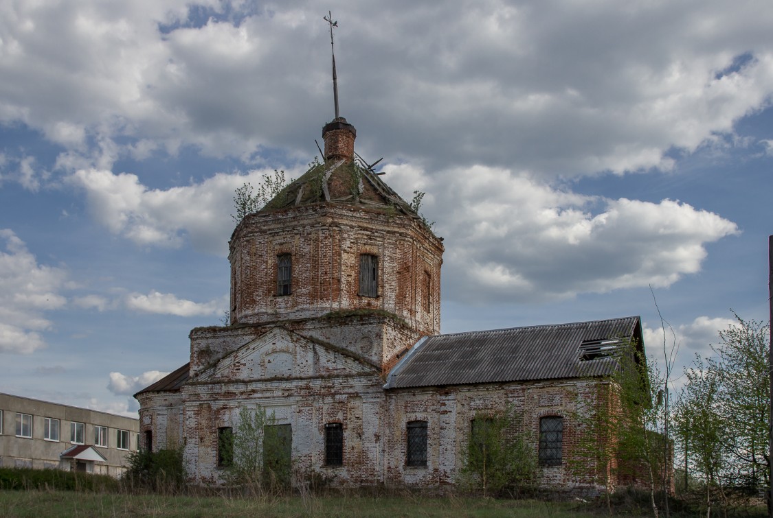 Мирславль. Церковь Николая Чудотворца (Иверская). фасады, Вид с запада