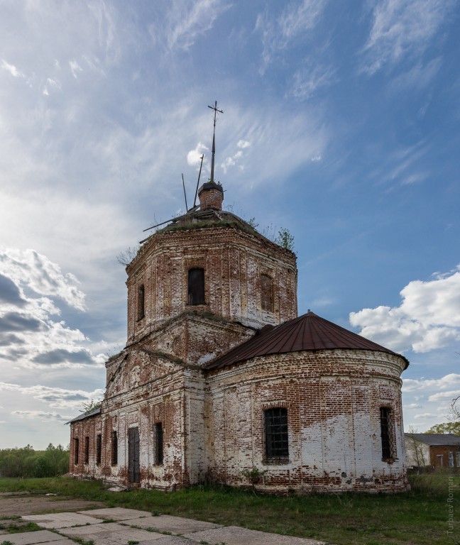 Мирславль. Церковь Николая Чудотворца (Иверская). фасады, Вид с севера
