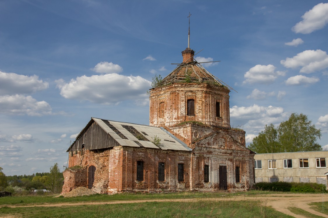Мирславль. Церковь Николая Чудотворца (Иверская). фасады, Вид с востока