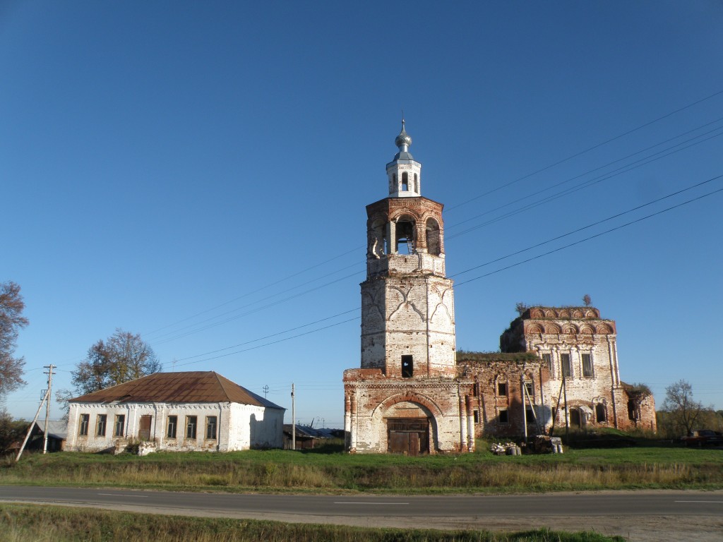 Церковь Воскресения Христова, Воскресенское (Лежневский район, Ивановская область). фасады