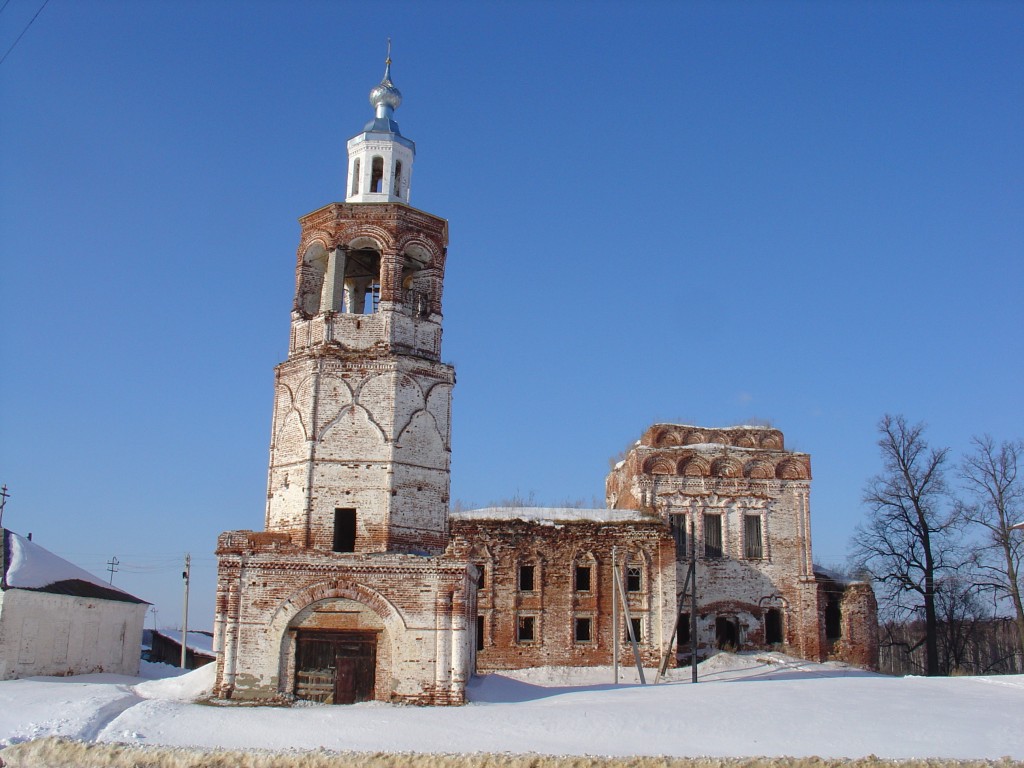 Церковь Воскресения Христова, Воскресенское (Лежневский район, Ивановская область). фасады