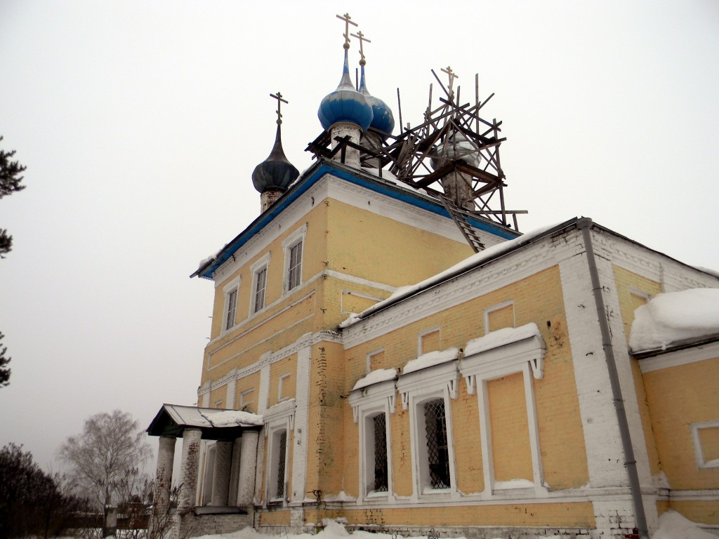 Филяндино. Церковь Владимирской иконы Божией Матери. фасады