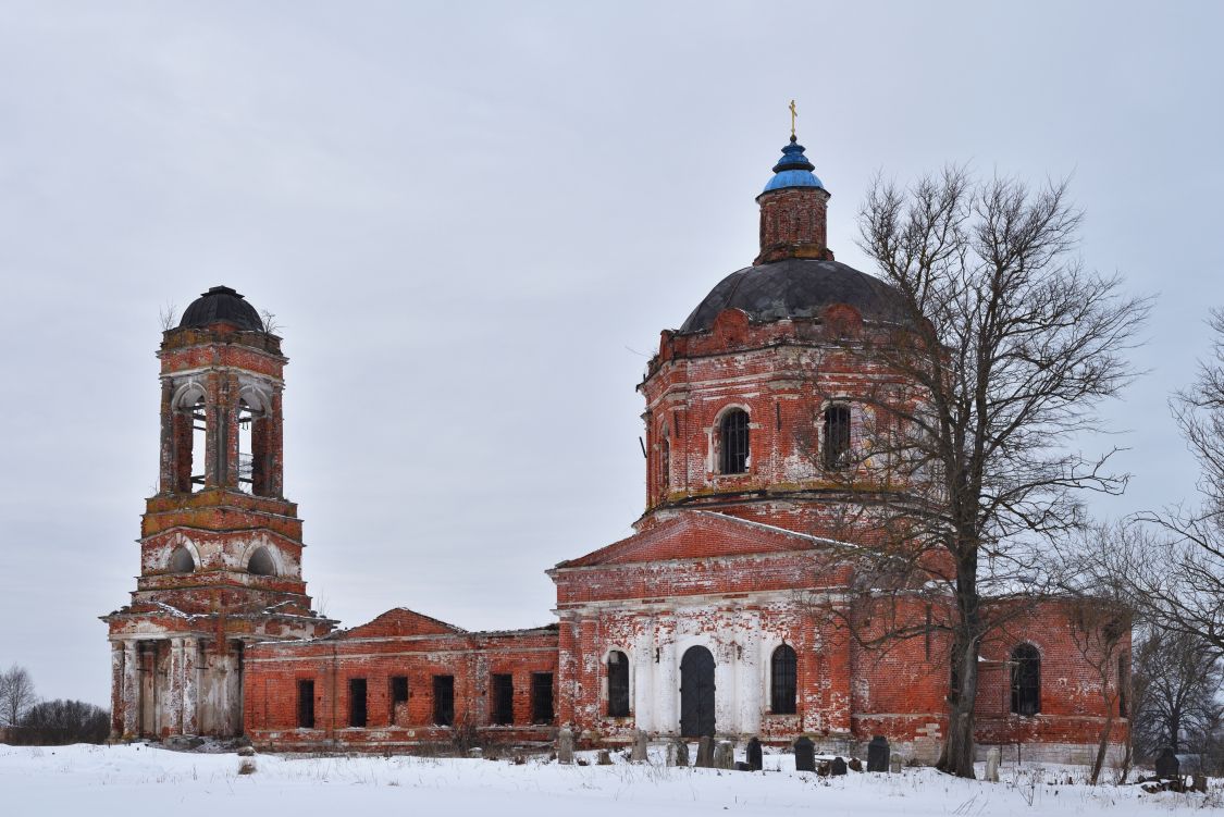 Алексино. Церковь Иоакима и Анны. фасады, Южный фасад