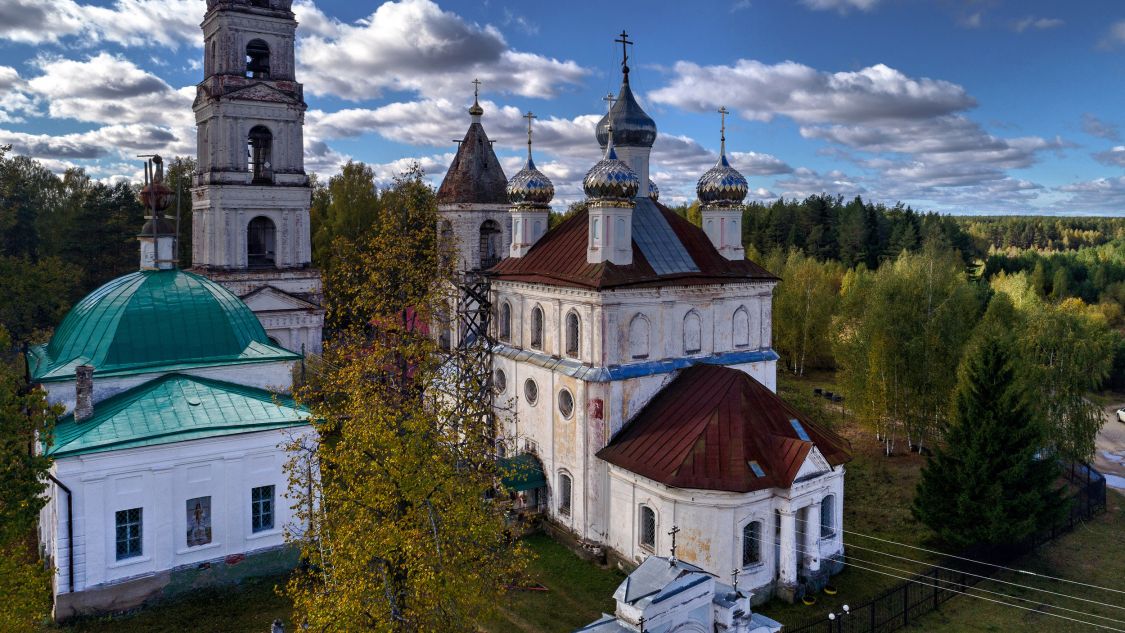 Погост Дмитрия Солунского. Церковь Димитрия Солунского. фасады