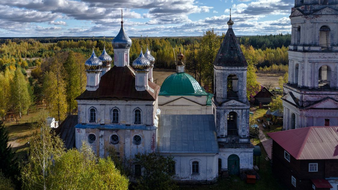 Погост Дмитрия Солунского. Церковь Димитрия Солунского. фасады