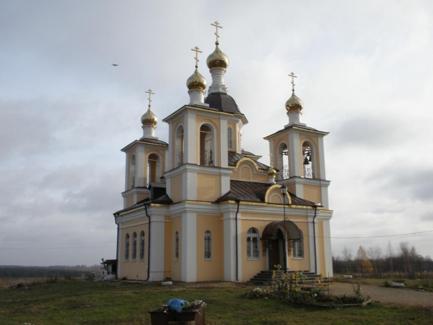 Церковь Лазаря Четверодневного, Благовещенье (Сергиево-Посадский городской округ, Московская область). фасады, Вид с северо-запада