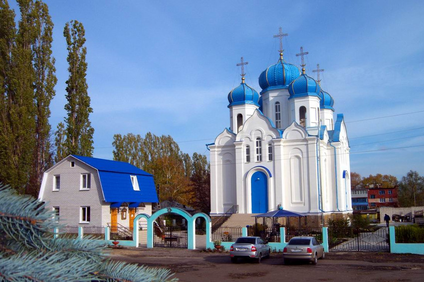 Церковь Казанской иконы Божией Матери, Панино (Панинский район, Воронежская область). общий вид в ландшафте, Храм Казанской иконы Божией Матери сегодня