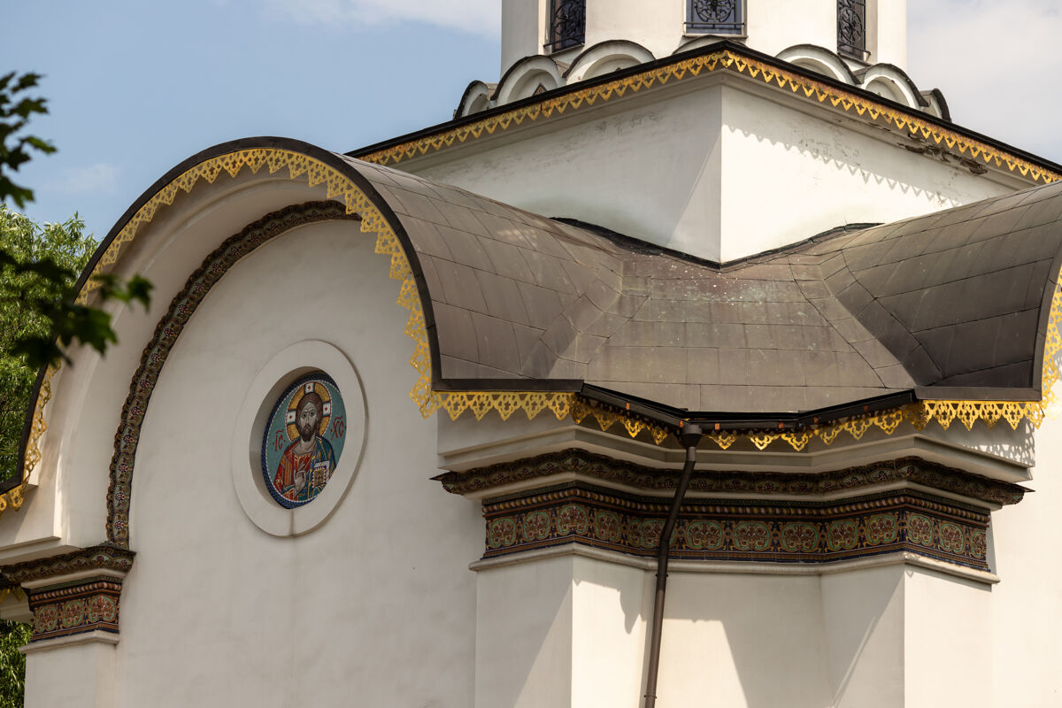 Храм-часовня Ксении Петербургской на Кузьминском кладбище, Выхино-Жулебино (Юго-Восточный административный округ (ЮВАО), г. Москва). архитектурные детали