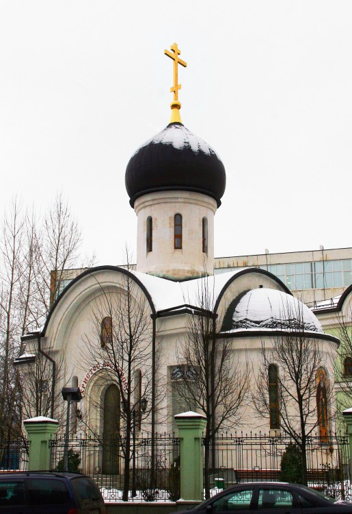 Рязанский. Церковь Сергия Радонежского на Рязанке. фасады