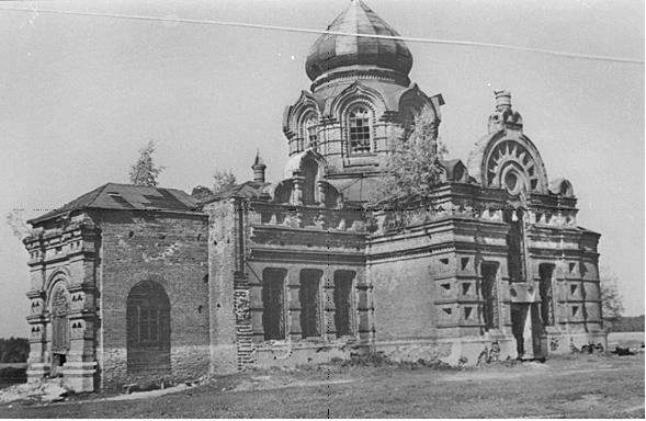 Ивановское. Церковь Иоанна Предтечи. архивная фотография, Фото 1968 года.