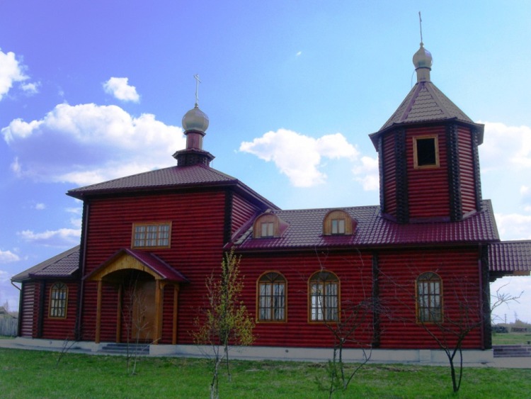 Вязьма-Брянская. Церковь Александра Невского. фасады, вид с севера