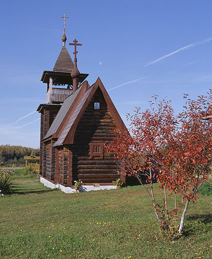 Церковь Феодора Стратилата, Мартюхи (Вяземский район, Смоленская область). общий вид в ландшафте