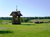 Церковь Феодора Стратилата, звонница, вид с северо-запада<br>, Мартюхи, Вяземский район, Смоленская область