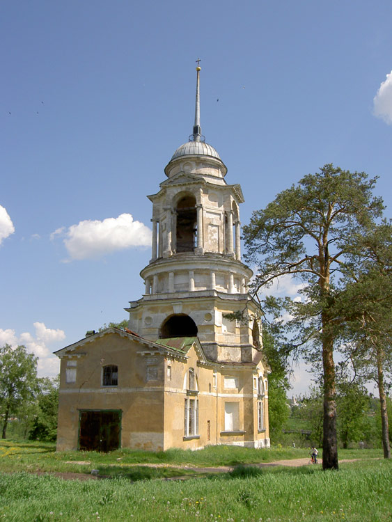 Старица. Церковь Спаса Нерукотворного Образа. фасады, Колокольня, вид с ю-з. 