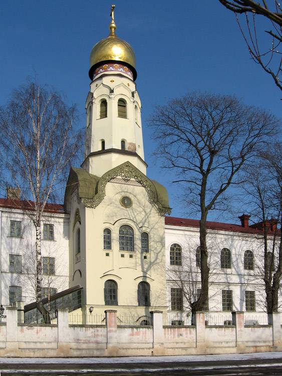 Моленная Успения Пресвятой Богородицы Гребенщиковской старообрядческой общины, Рига (Рига, город, Латвия). фасады, Колокольня