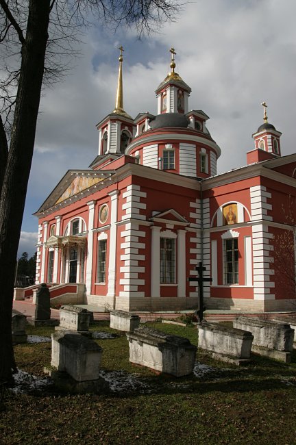 Церковь Сергия Радонежского, Алмазово (Щёлковский городской округ и г. Фрязино, Московская область). фасады, вид с юго-востока