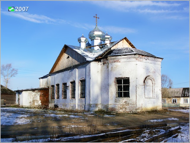Церковь Покрова Пресвятой Богородицы, Иванищи (Гусь-Хрустальный район и г. Гусь-Хрустальный, Владимирская область). фасады, Вид с юго-востока