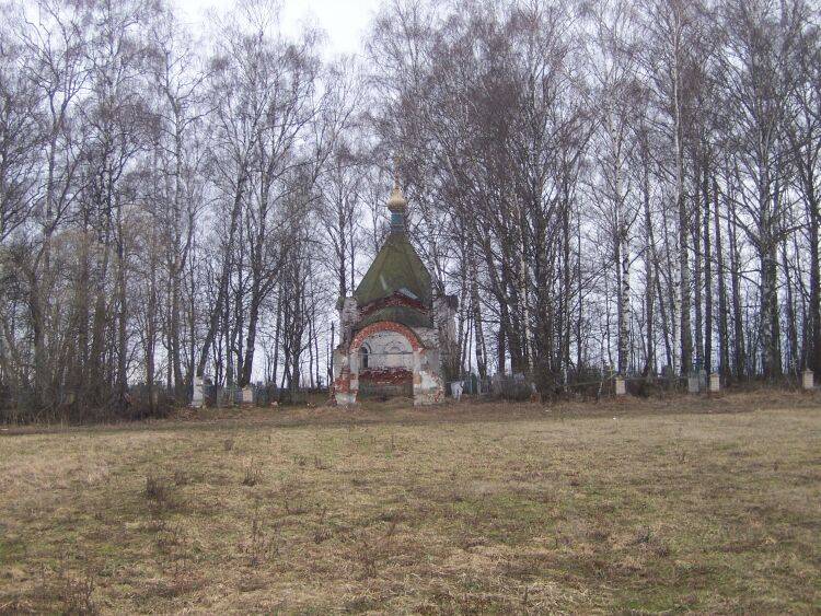 Церковь Алексия, митрополита Московского, Сосновец (Родниковский район, Ивановская область). общий вид в ландшафте