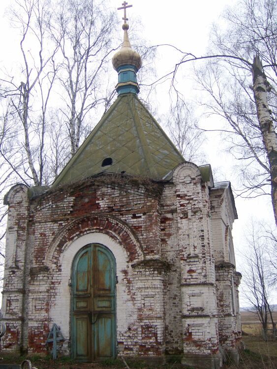 Сосновец. Церковь Алексия, митрополита Московского. общий вид в ландшафте