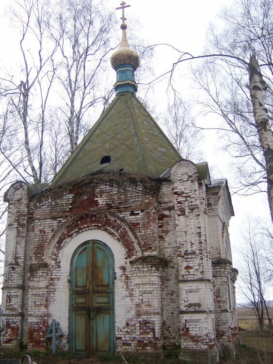 Церковь Алексия, митрополита Московского, Сосновец (Родниковский район, Ивановская область). общий вид в ландшафте