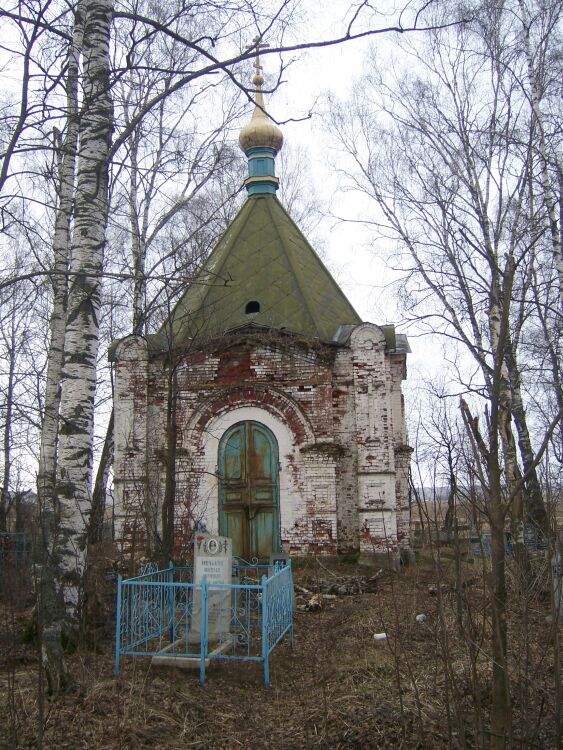 Сосновец. Церковь Алексия, митрополита Московского. общий вид в ландшафте