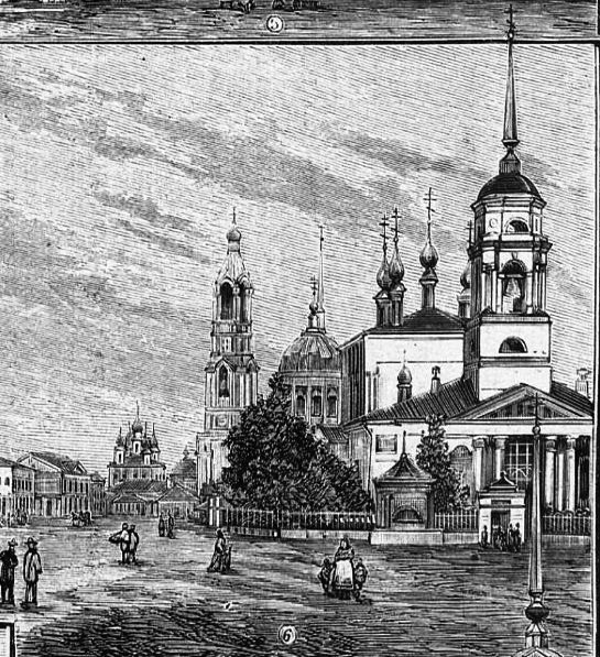Церковь Покрова Пресвятой Богородицы, Шуя (Шуйский район, Ивановская область). графика, Рис. из журнала 