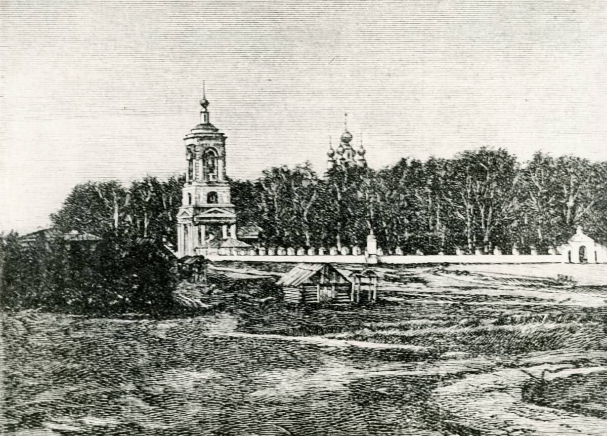 Церковь Успения Пресвятой Богородицы, Васильевское (Шуйский район, Ивановская область). архивная фотография,  Фото конца 19-начало 20 века.