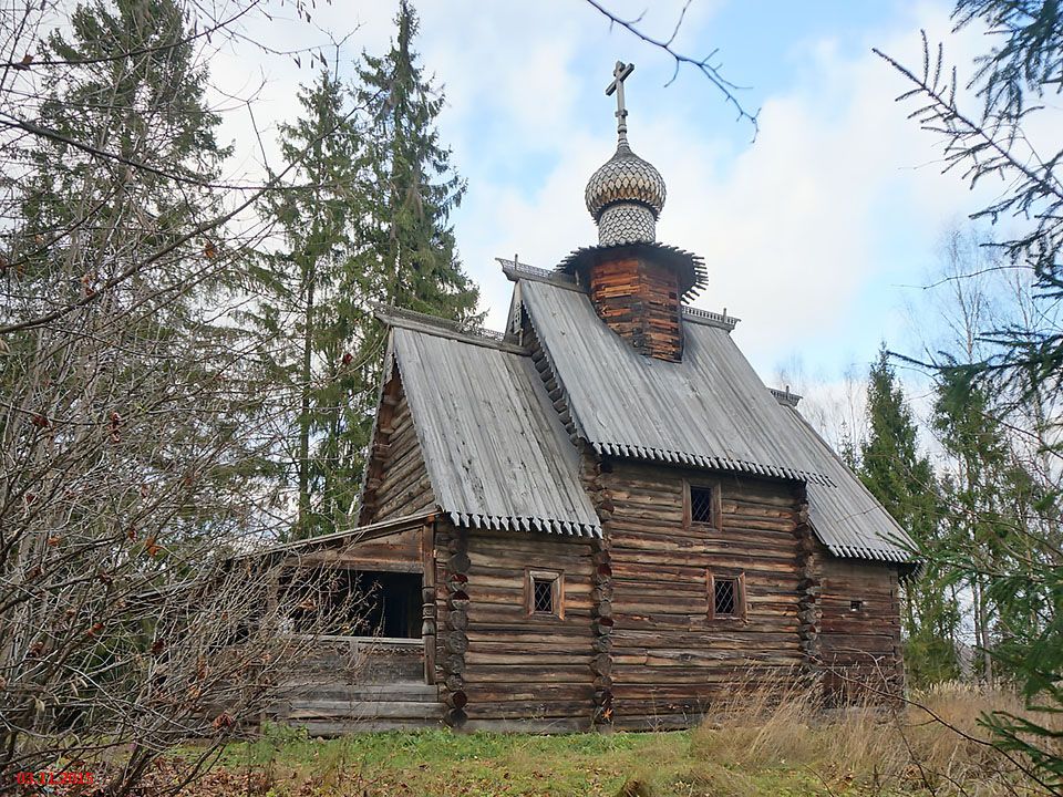 Василёво. Музей деревянного зодчества. Церковь иконы Божией Матери 