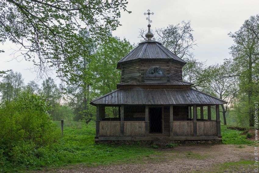 Музей деревянного зодчества. Часовня Успения Пресвятой Богородицы из д. Финдиряево Вышневолоцкого района, Василёво (Торжокский район и г. Торжок, Тверская область). фасады
