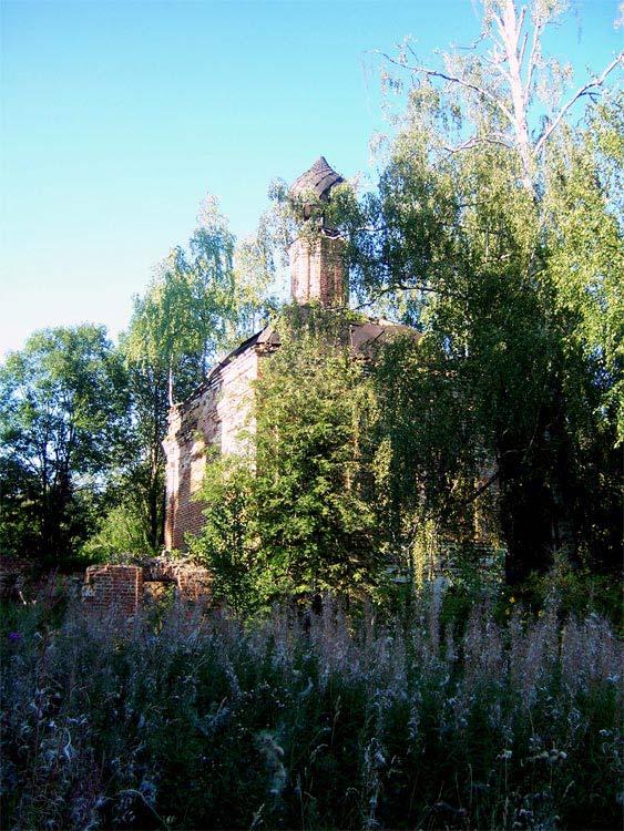 Церковь Николая Чудотворца, Совки (Ёз, Никола-Эз, Эзу) (Кинешемский район, Ивановская область). фасады, Основной объем