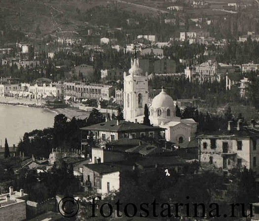 Ялта. Церковь Иоанна Златоуста на Поликуровском холме. архивная фотография, Фото с сайта fotostarina.ru