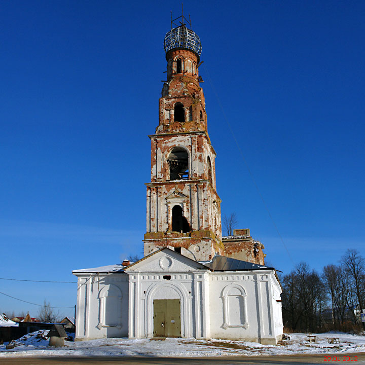 Теряево. Церковь Вознесения Господня. фасады