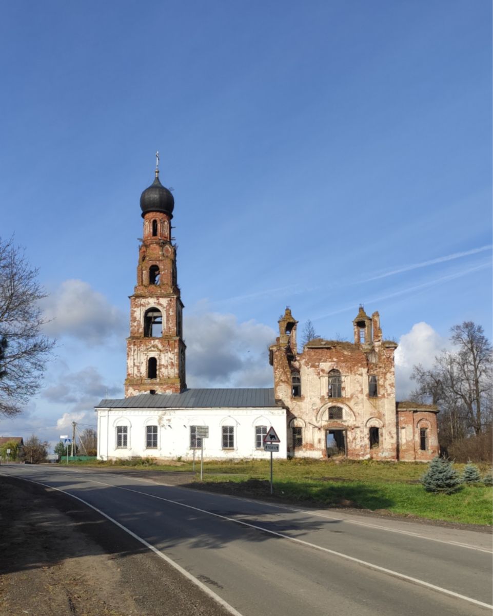 Церковь Вознесения Господня, Теряево (Волоколамский городской округ, Московская область). фасады