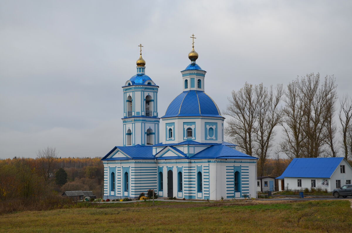 Церковь Владимирской иконы Божией Матери, Кудрино (Мещовский район, Калужская область). фасады