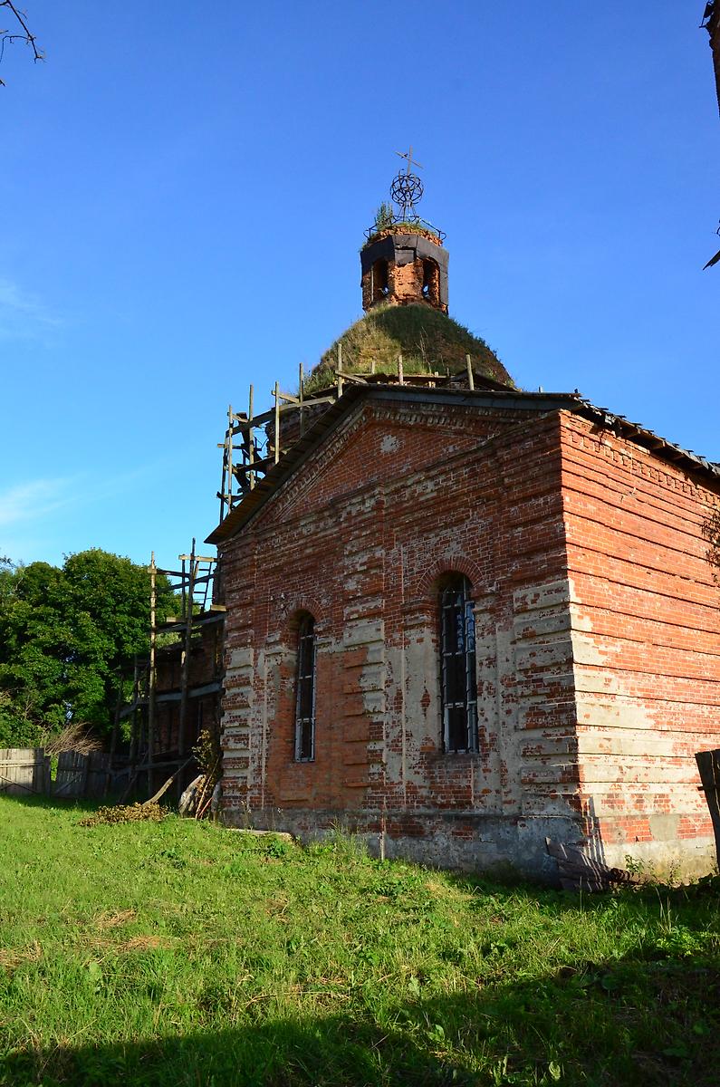 архитектурные детали. Церковь Владимирской иконы Божией Матери, Кудрино (Мещовский район, Калужская область)